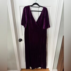 Ever Pretty Deep Purple Maxi Dress